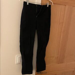 J. Crew Black High Rise Girlfriend Chino
